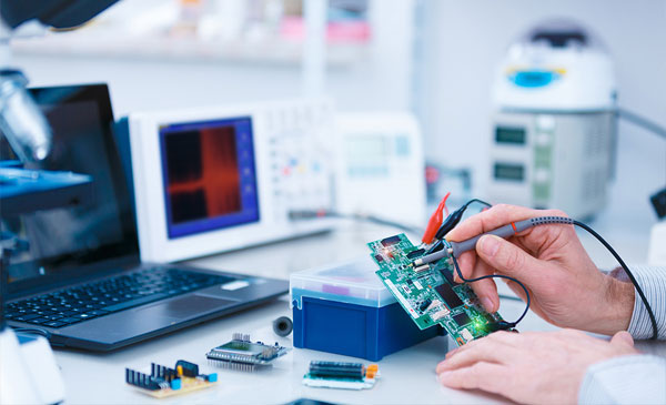 Electronic component testing